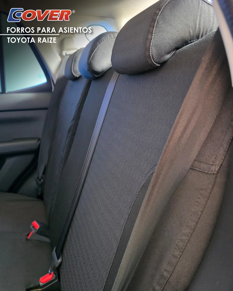 Forros para asientos traseros Toyota Raize – Cover, protectores de asiento resistentes y ajustados.