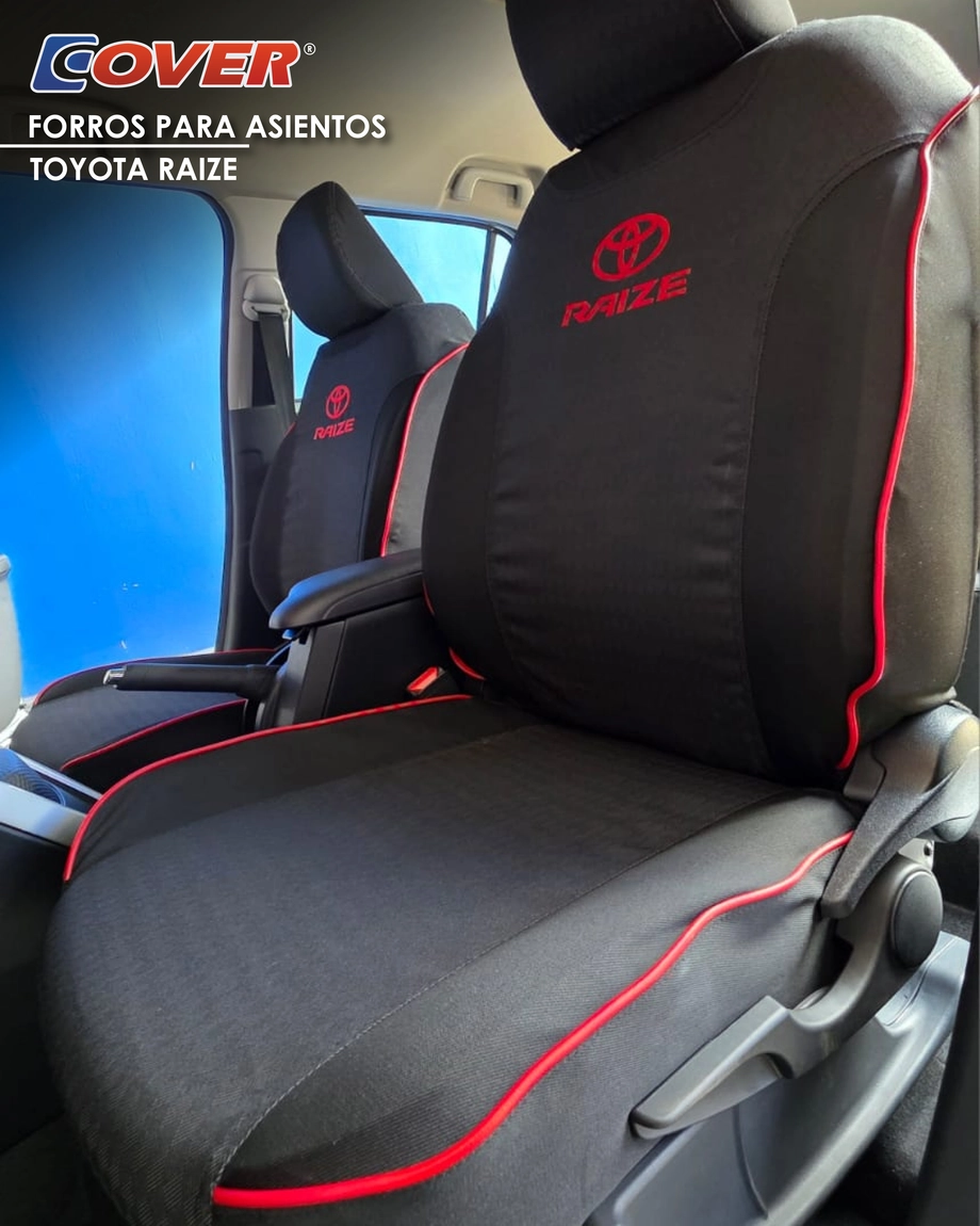 Forros para asientos traseros Toyota Raize – Cover, protectores de asiento resistentes y ajustados.